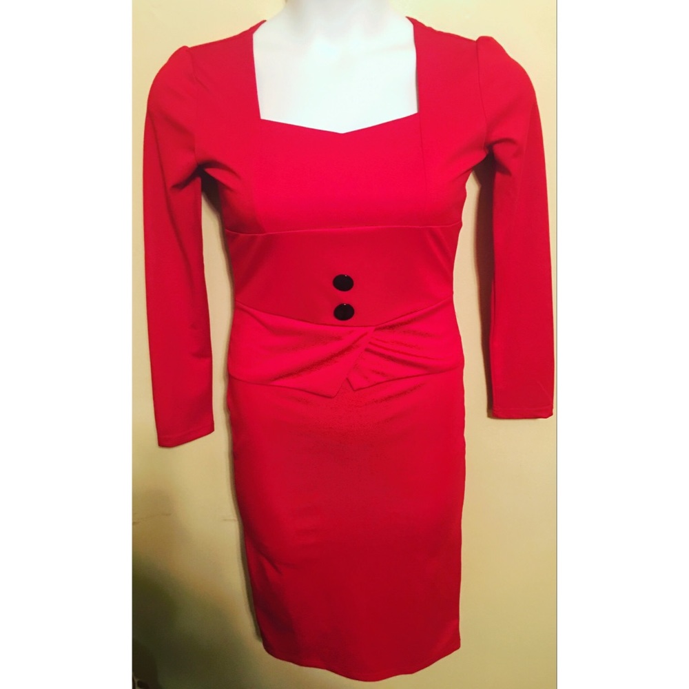 Little Red Dress by IHOT Fashions